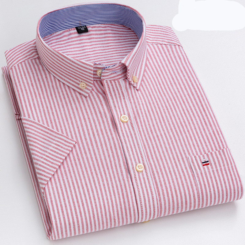 Camicia casual uomo – Camicia con bottoni elegante in cotone leggero