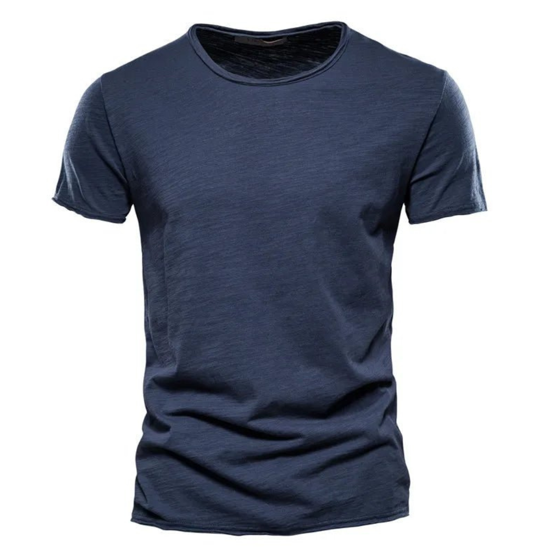 T-Shirt Uomo Classica – Maglietta Cotone Comoda e Versatile 1+1 GRATIS