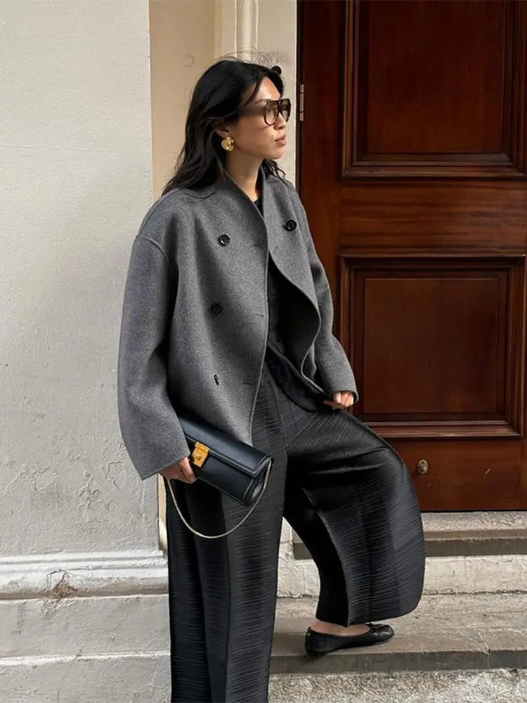 Cappotto donna oversized moda – Giacca elegante e trendy per ogni occasione