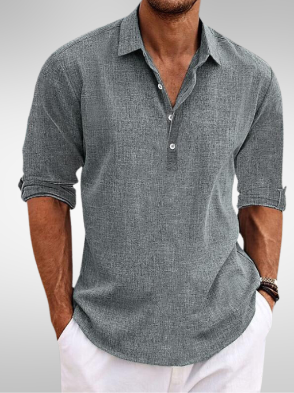 Camicia in Lino Uomo – Camicia Premium Elegante per Estate