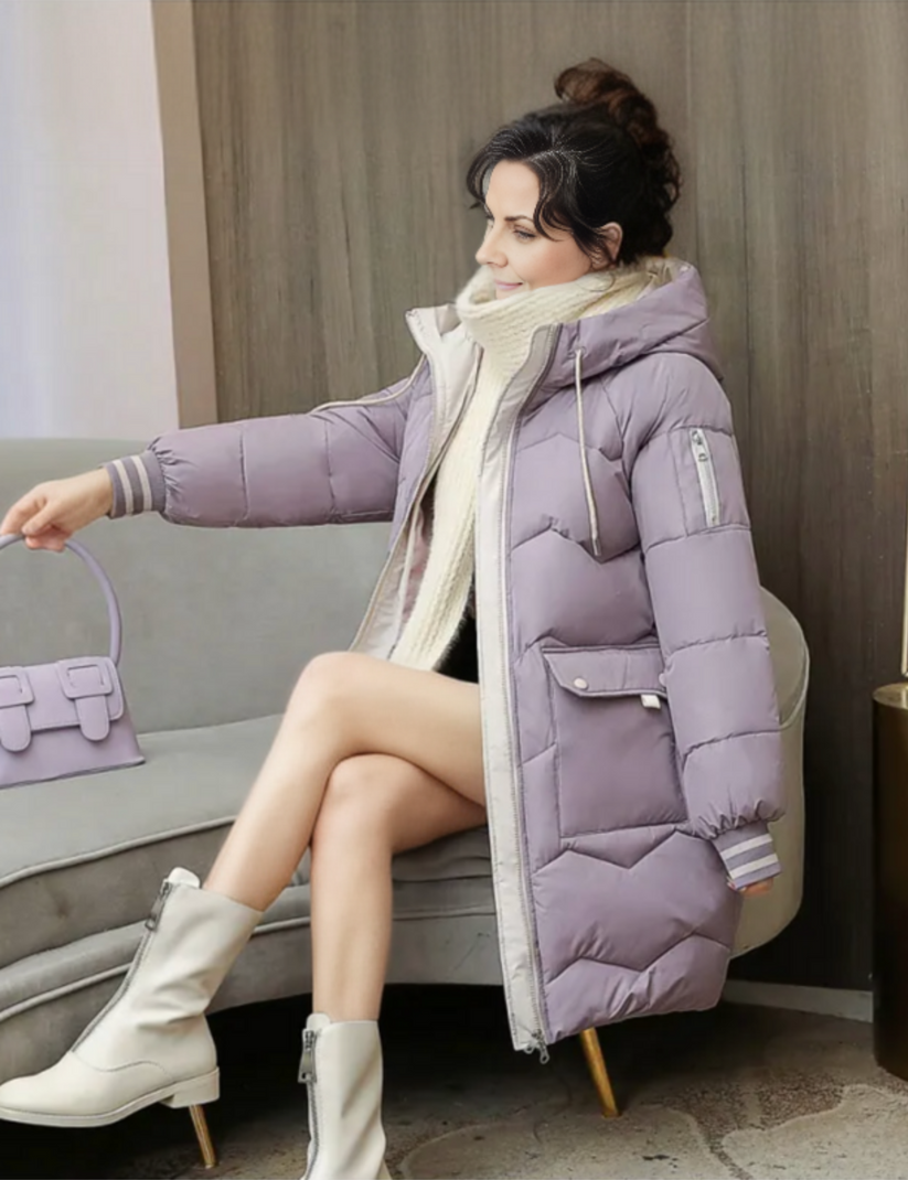 Parka invernale donna – Giacca foderata calda e elegante