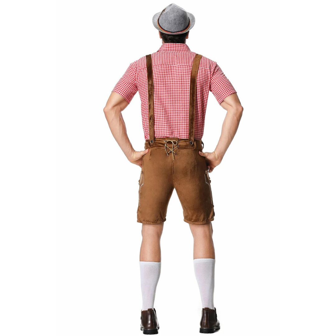 Lederhosen da Uomo – Costume Oktoberfest in Pelle Elegante e Tradizionale