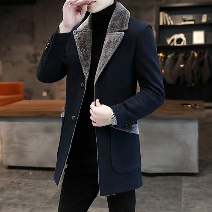 Cappotto da uomo elegante – Cappotto classico in lana per ogni occasione