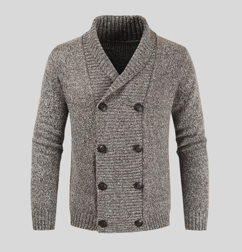 Cardigan uomo premium – Maglione in lana spessa elegante e comodo