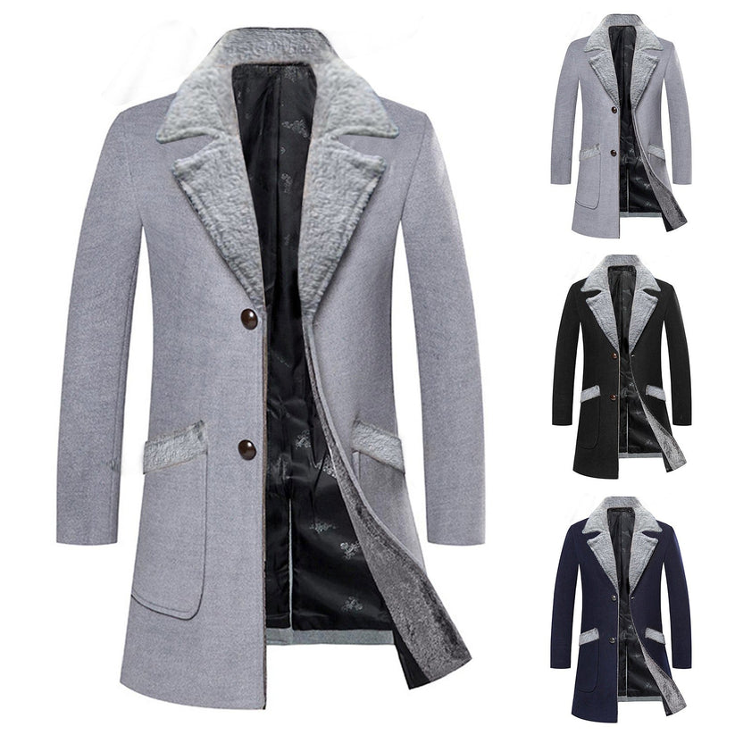 Cappotto da uomo elegante – Cappotto classico in lana per ogni occasione