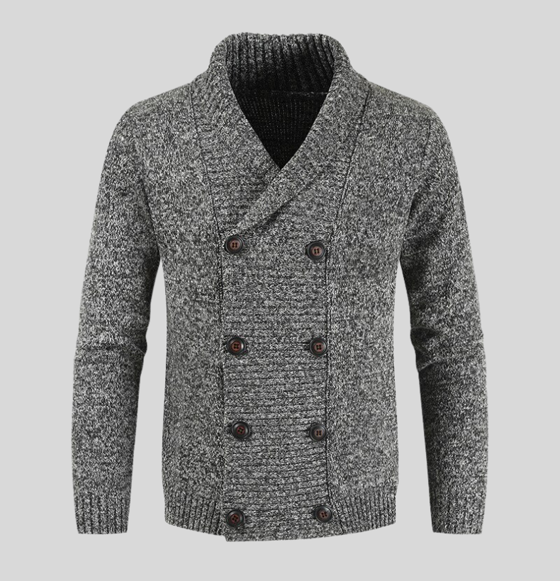 Cardigan uomo premium – Maglione in lana spessa elegante e comodo