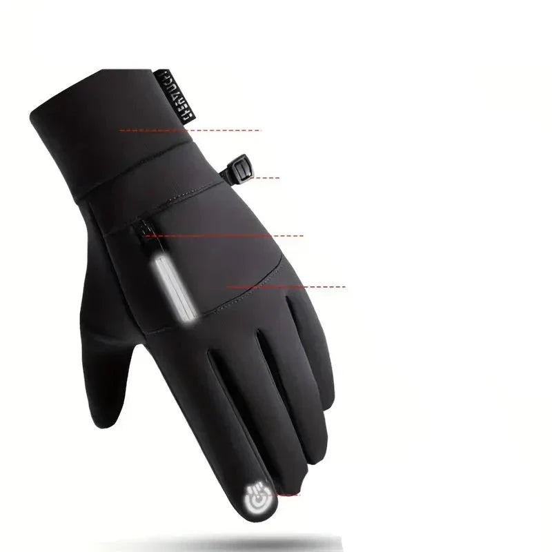 Guanti Touchscreen Impermeabili Uomo – Guanti Grip per Avventure Outdoor