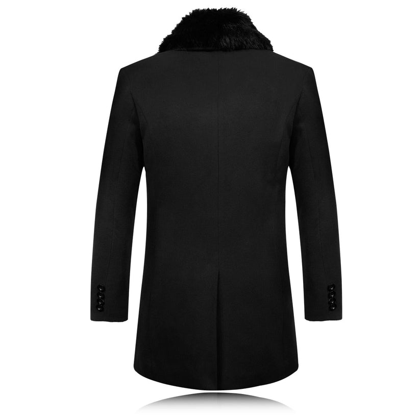 Cappotto lungo uomo elegante – Stile senza tempo in tessuto premium