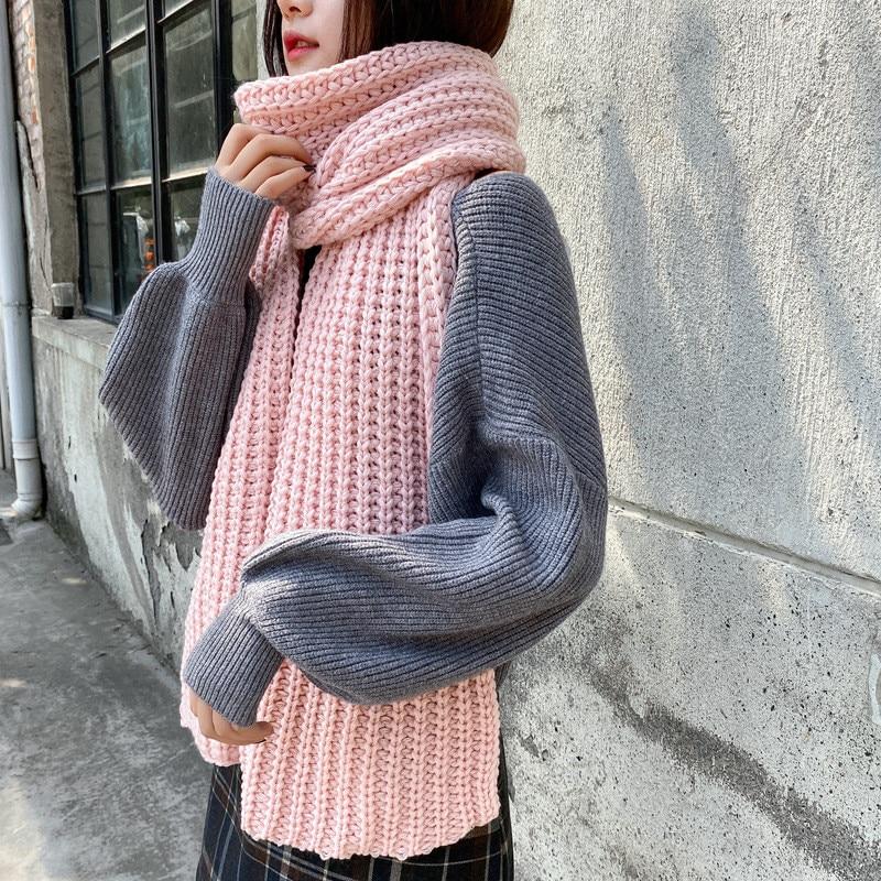 Scarf in Maglia Calda Donna – Sciarpa Invernale Elegante e Confortevole