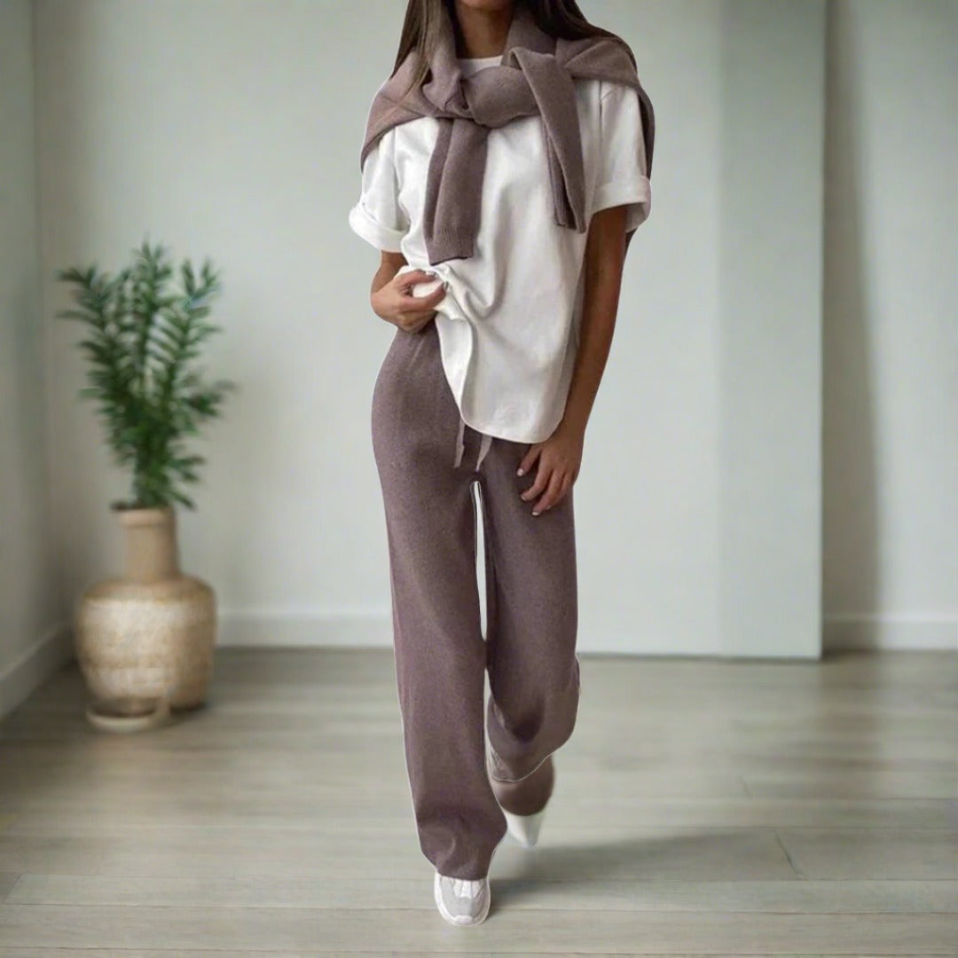 Pigiama donna – Set homewear confortevole in cotone morbido e trendy