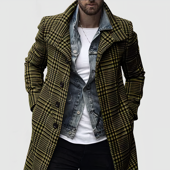 Cappotto moderno uomo – Elegante giacca invernale slim fit per occasioni formali