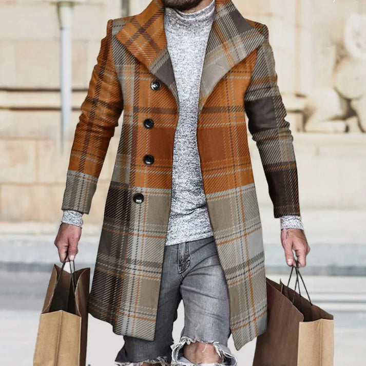 Cappotto lungo uomo su misura – Elegante cappotto invernale chic e raffinato