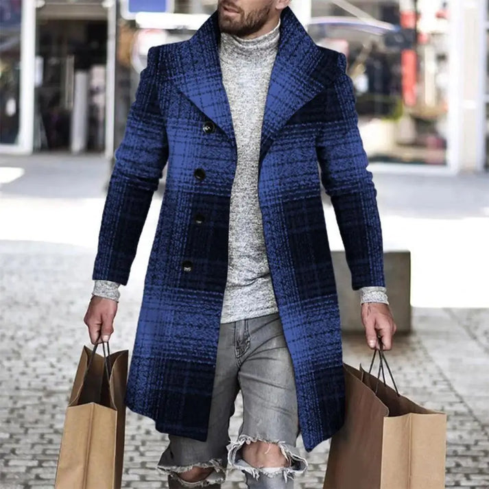 Cappotto lungo uomo su misura – Elegante cappotto invernale chic e raffinato