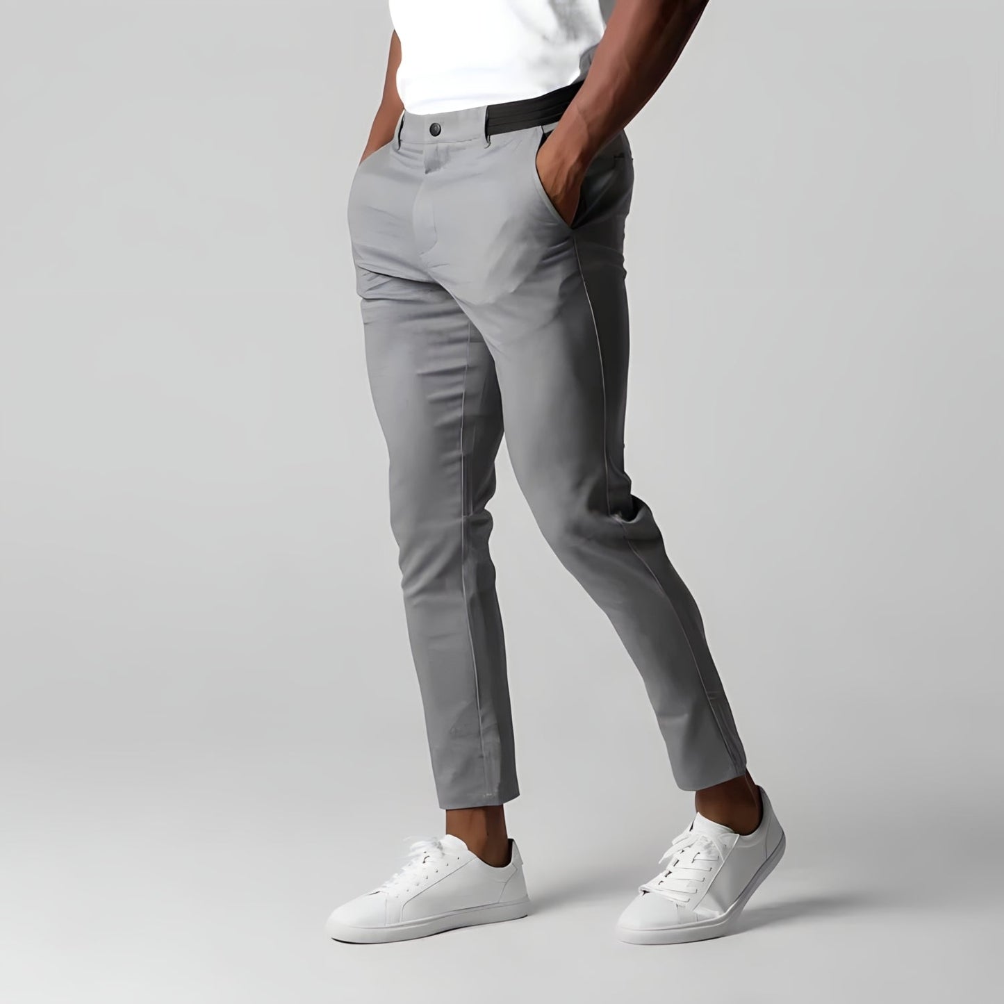 Pantaloni Chino Uomo – Chino Flessibili per Attività Sportive e Casual