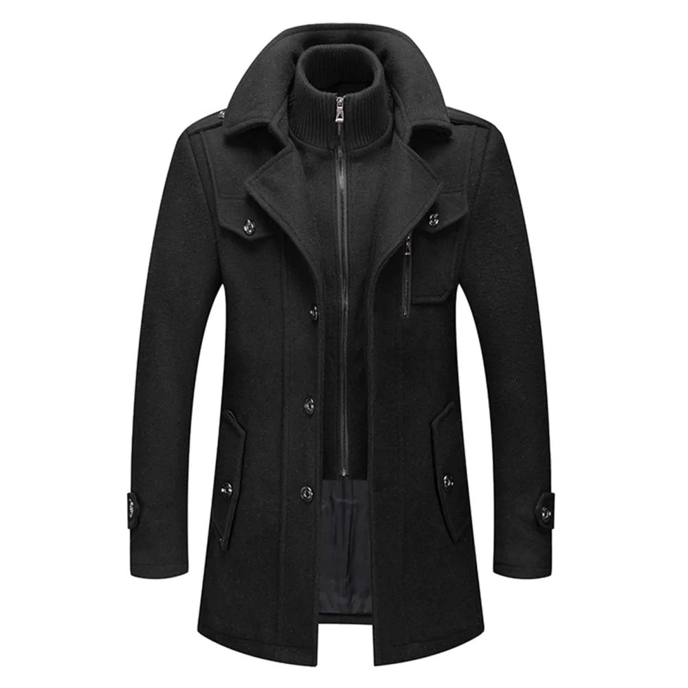 Cappotto invernale uomo – Giacca a due pezzi elegante e caldo