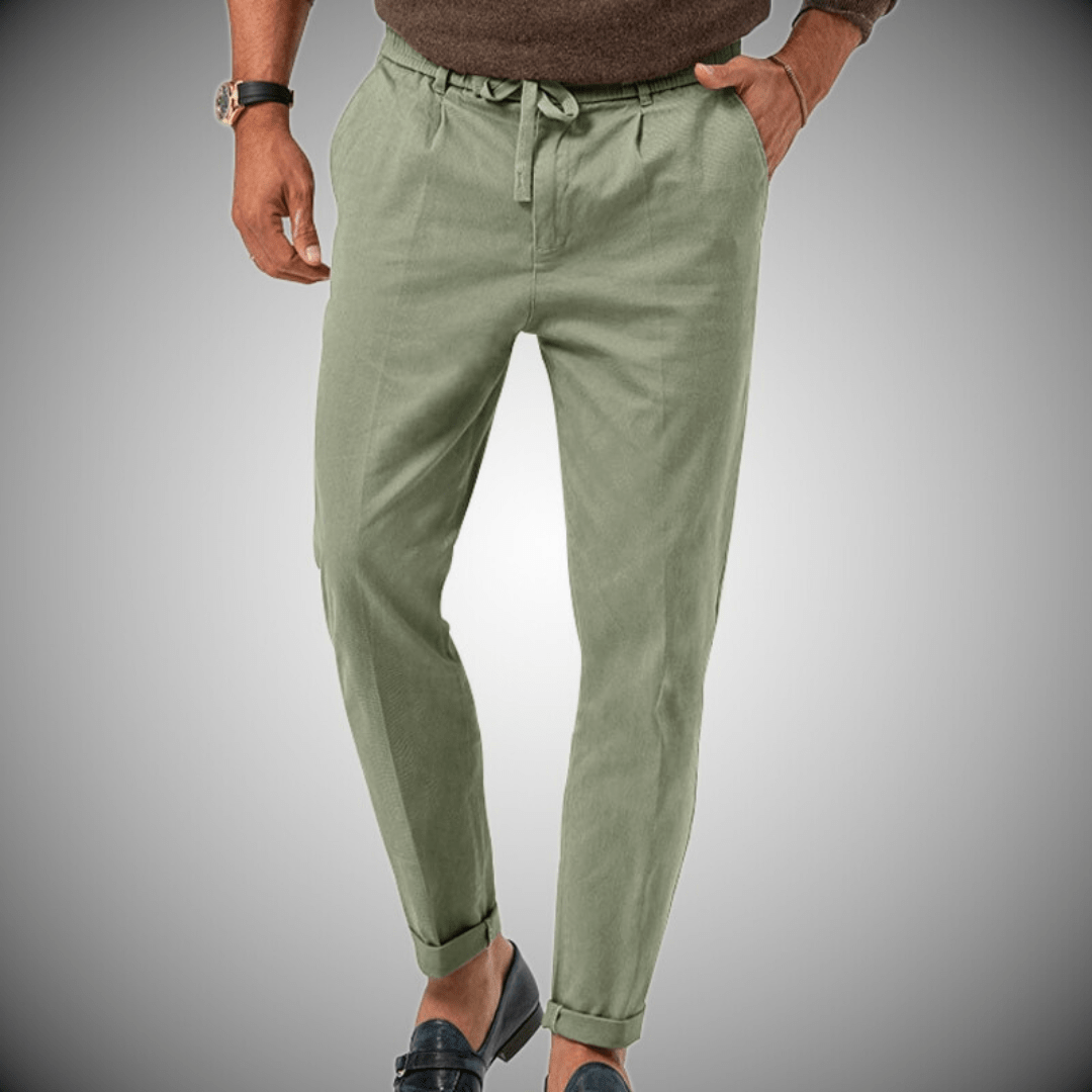 Pantaloni in lino uomo – Pantaloni comodi e leggeri estivi