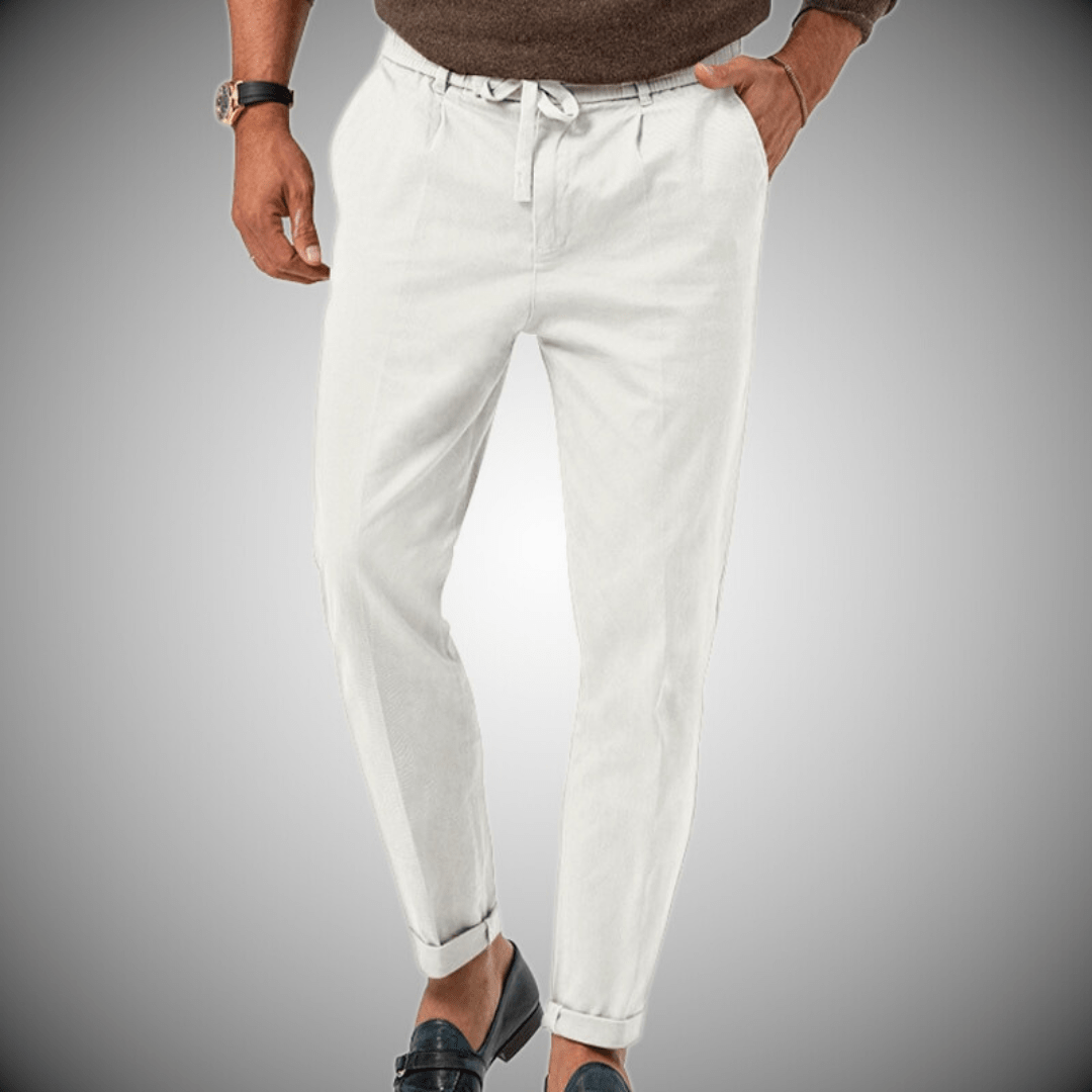 Pantaloni in lino uomo – Pantaloni comodi e leggeri estivi