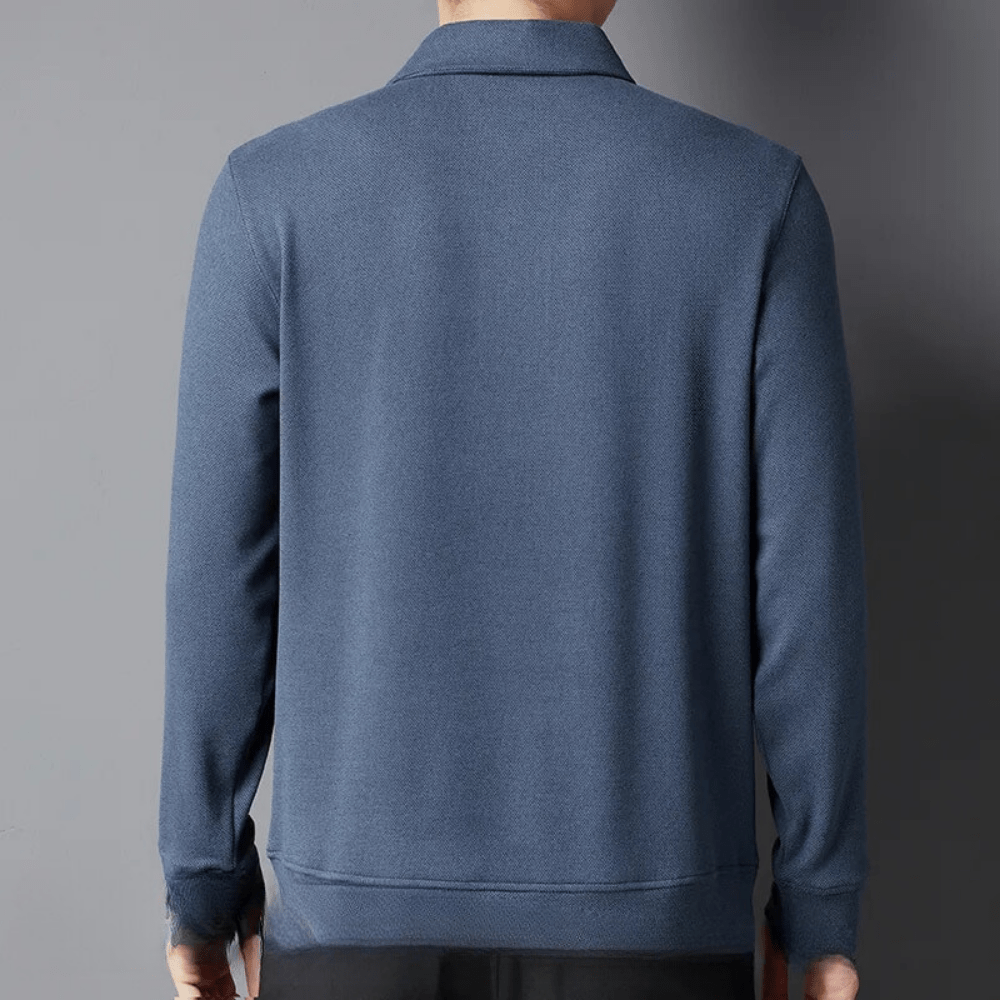 Maglione Polo Uomo – Maglione Elegante Classico in Cotone