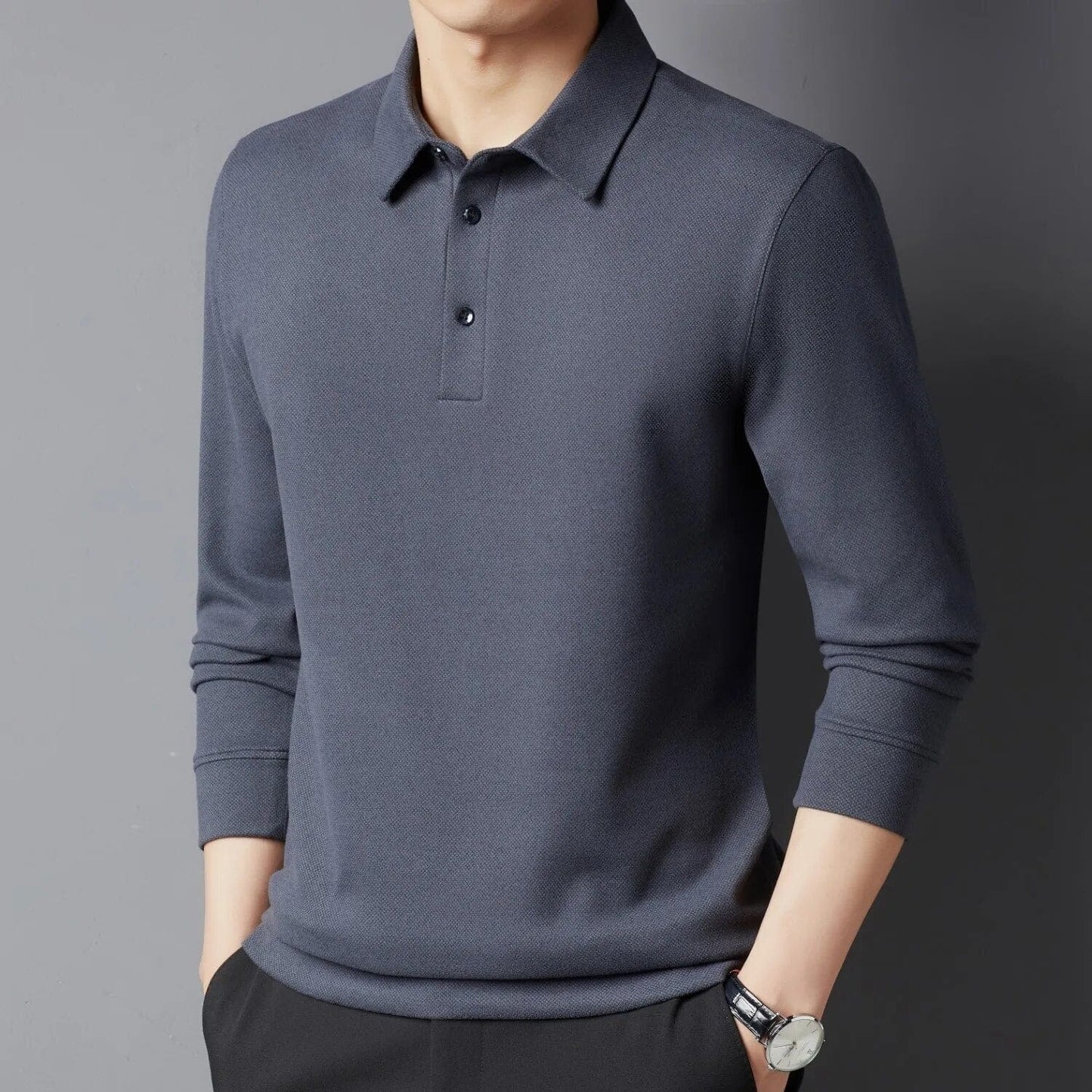 Maglione Polo Uomo – Maglione Elegante Classico in Cotone