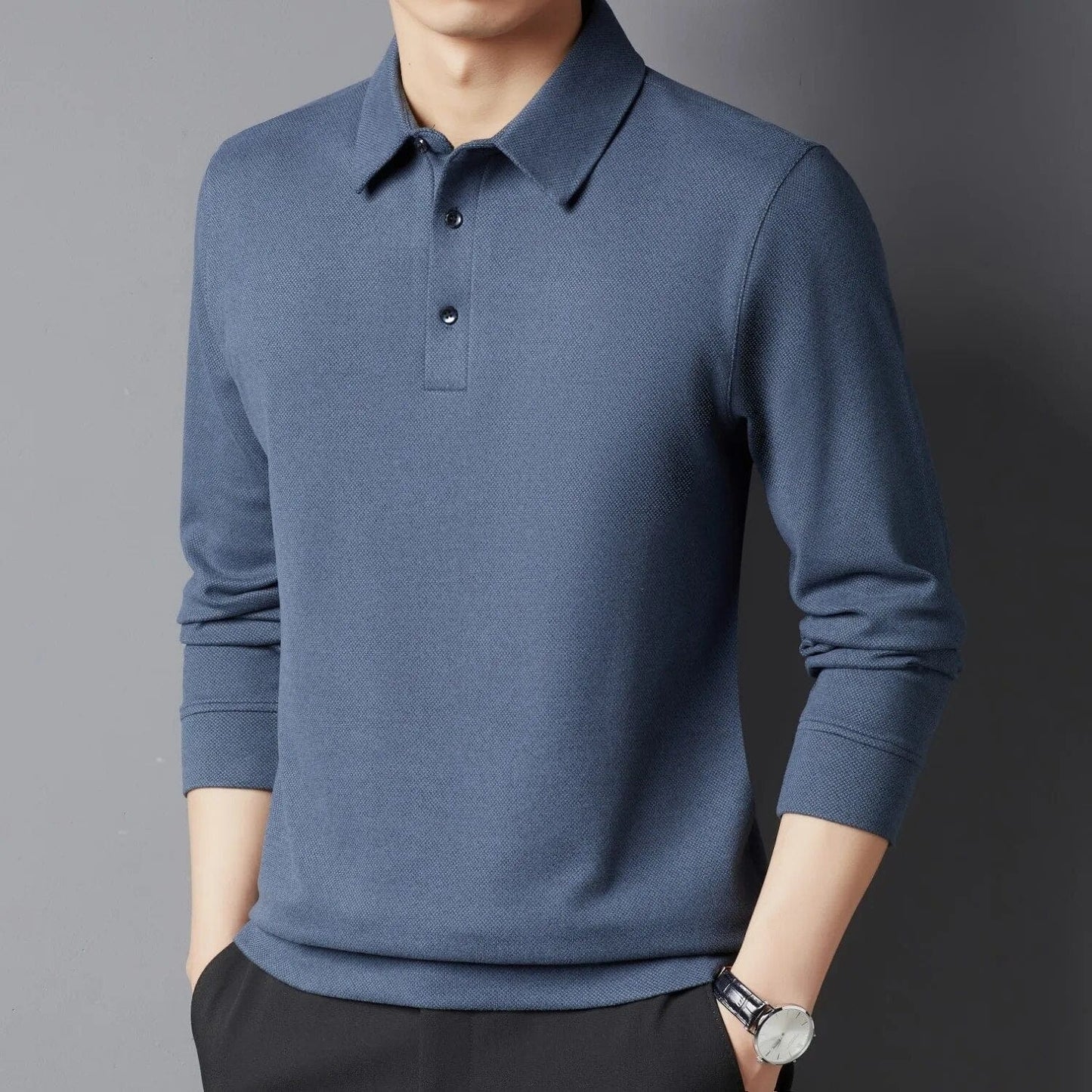 Maglione Polo Uomo – Maglione Elegante Classico in Cotone