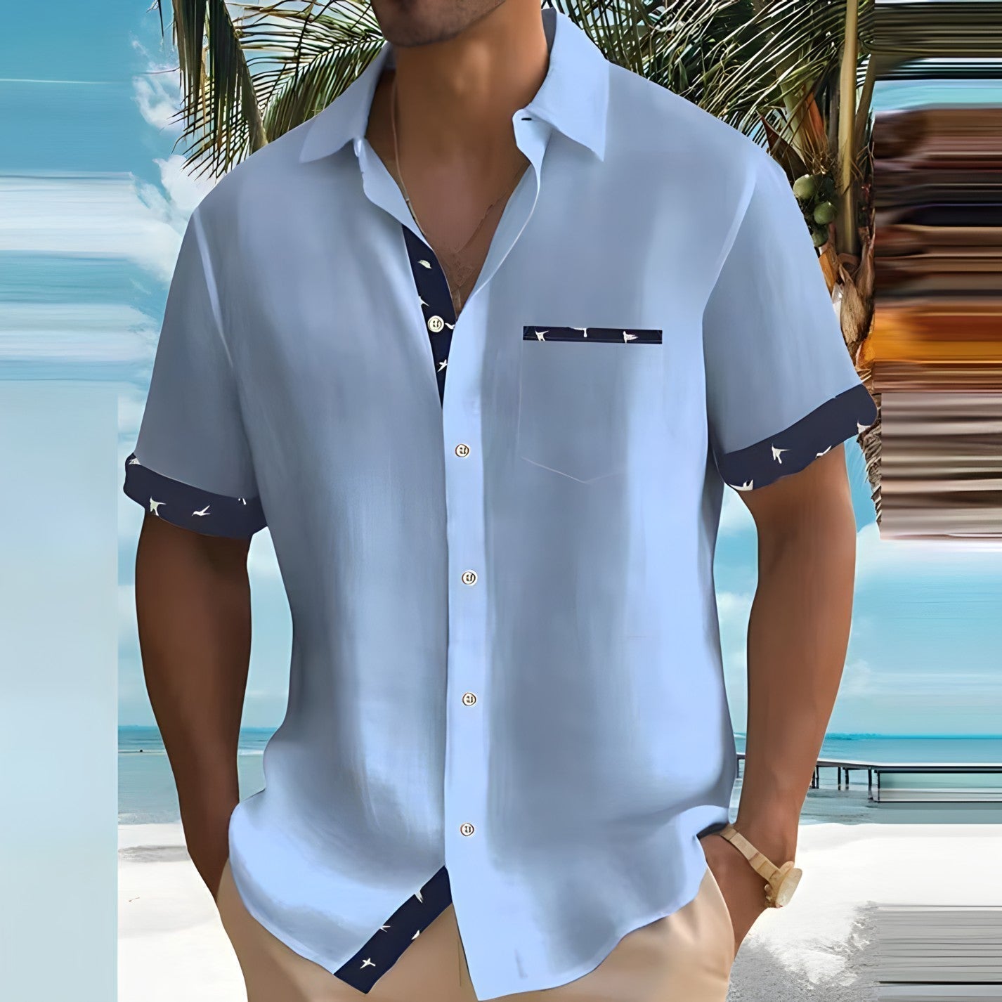 Camicia da uomo moderna – Stile elegante e comfort ottimale