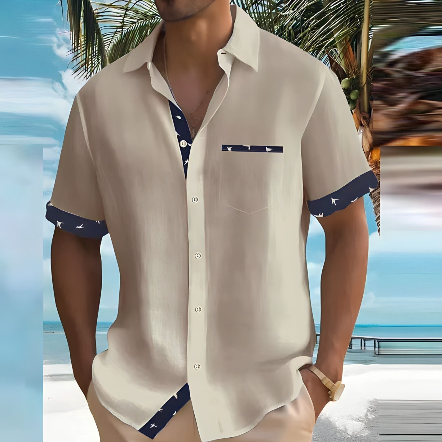 Camicia da uomo moderna – Stile elegante e comfort ottimale