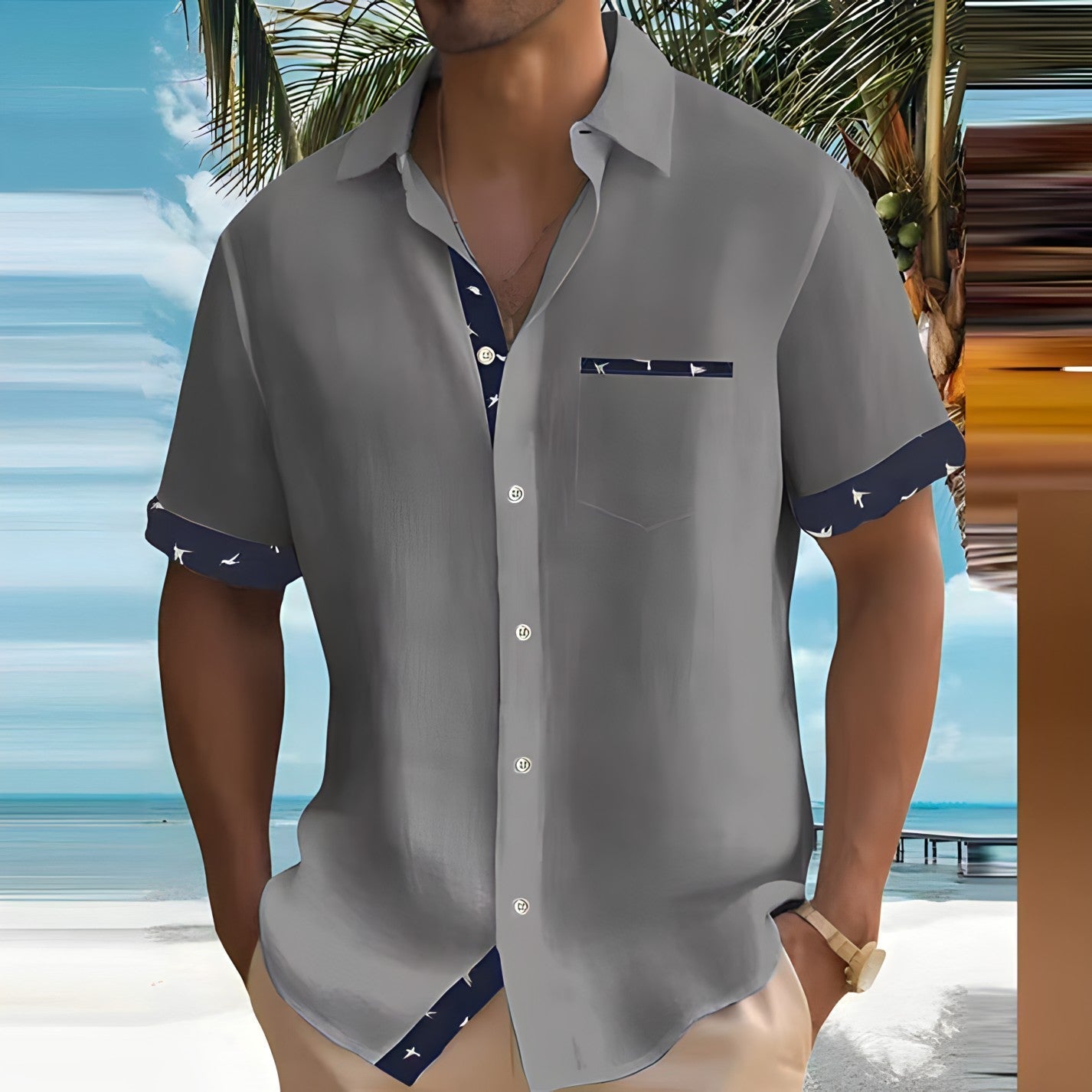 Camicia da uomo moderna – Stile elegante e comfort ottimale