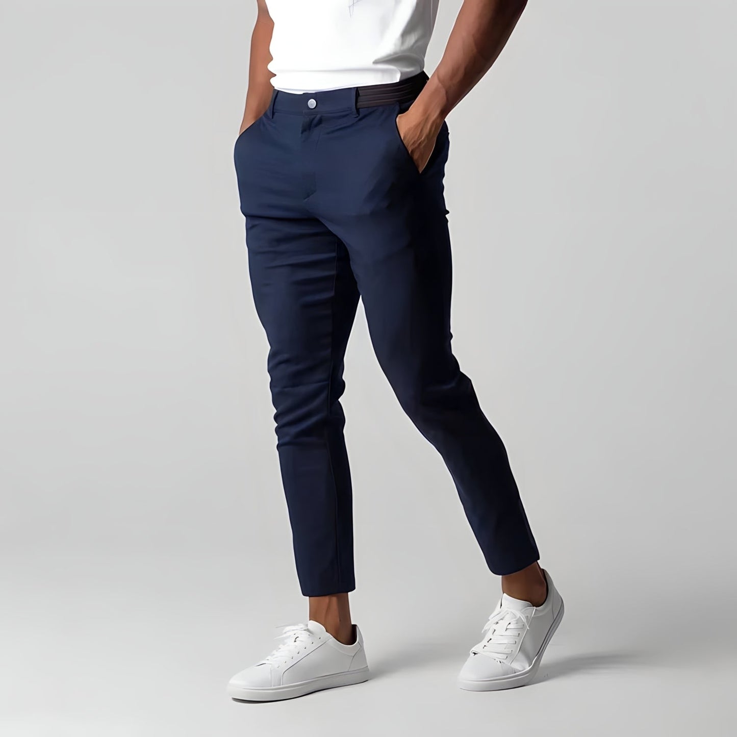 Pantaloni Chino Uomo – Chino Flessibili per Attività Sportive e Casual