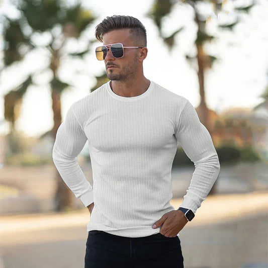 Maglioni eleganti uomo – Maglione moderno in lana per occasioni speciali