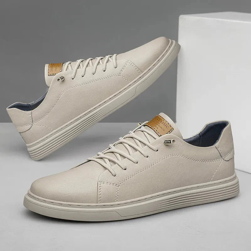 Sneakers in pelle uomo – Scarpe Oxford comode e traspiranti quotidiane