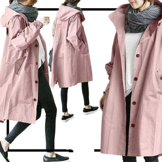 Cappotto trench impermeabile donna – Giacca elegante e resistente per ogni occasione