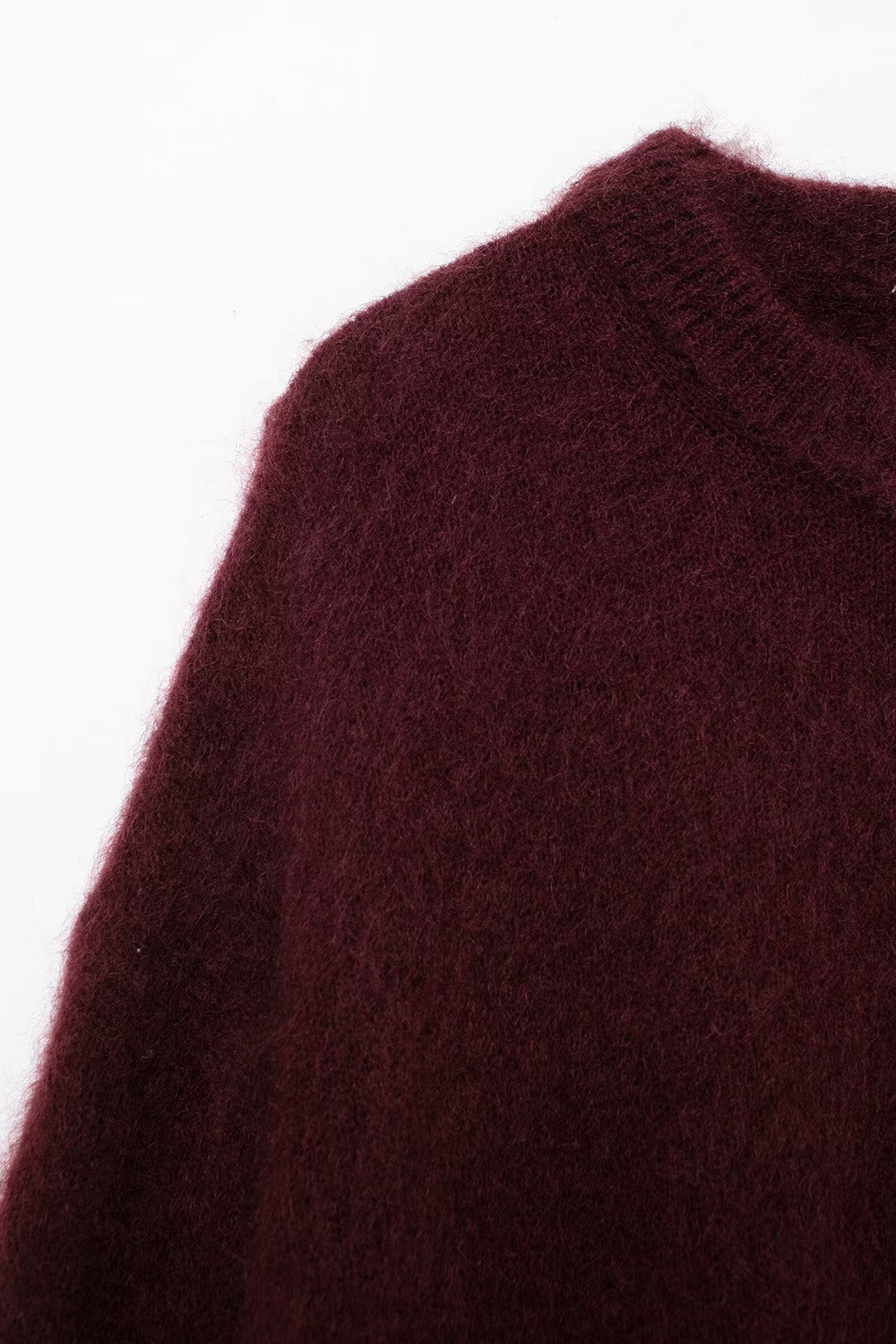 Pullover donna bordeaux – Maglione morbido e lussuoso per ogni occasione