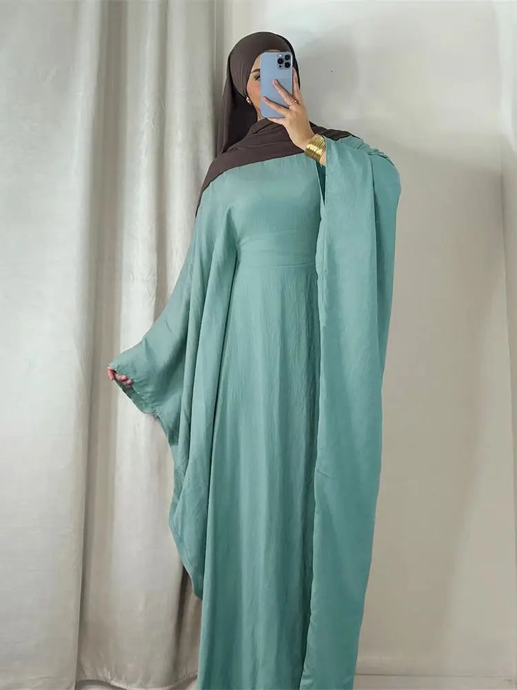 Abaya elegante donna – Abaya lunga in chiffon per occasioni speciali