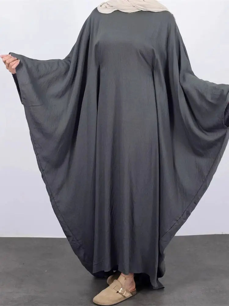 Abaya elegante donna – Abaya lunga in chiffon per occasioni speciali