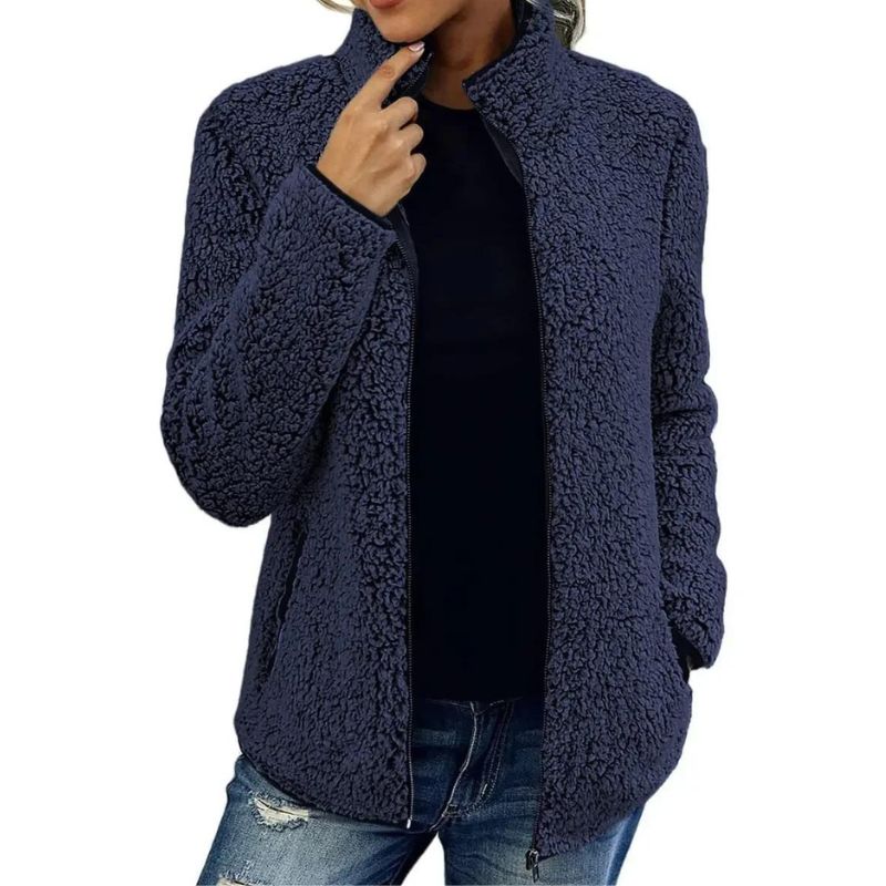 Giacca donna fleece calda – Giacca morbida e comoda per inverno