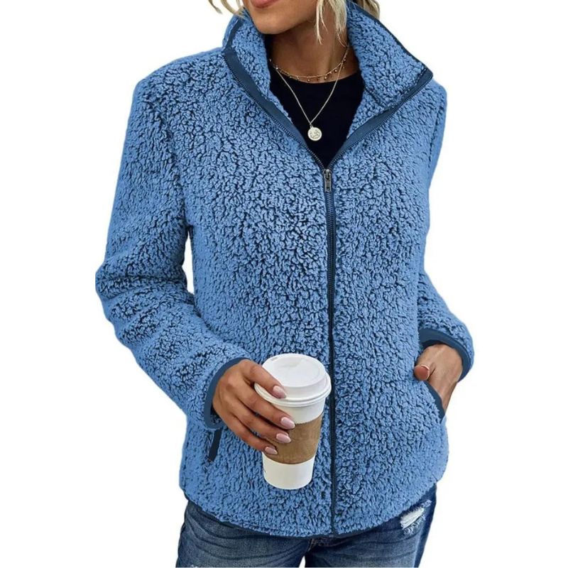 Giacca donna fleece calda – Giacca morbida e comoda per inverno