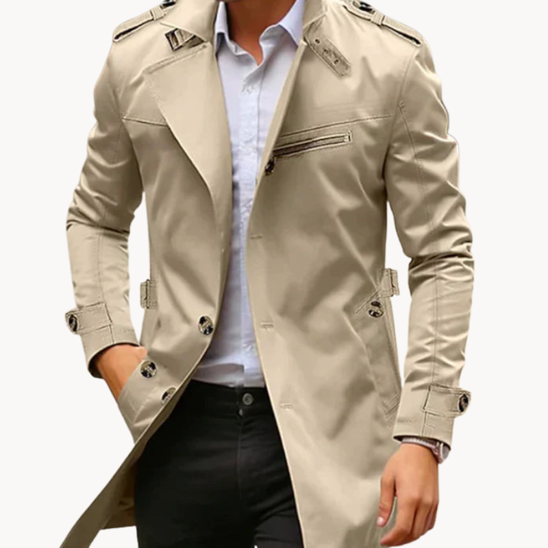 Cappotto impermeabile uomo – Trench coat elegante e senza tempo