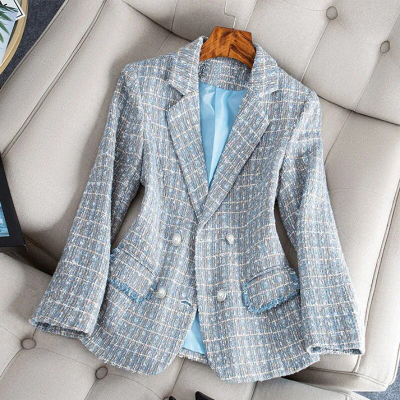 Blazer elegante donna – Giacca tweed chic per occasioni speciali