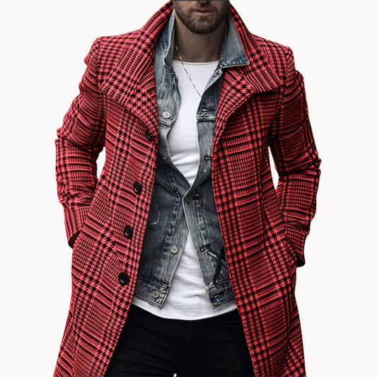 Cappotto moderno uomo – Elegante giacca invernale slim fit per occasioni formali