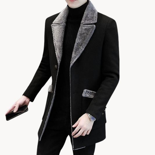 Cappotto da uomo elegante – Cappotto classico in lana per ogni occasione