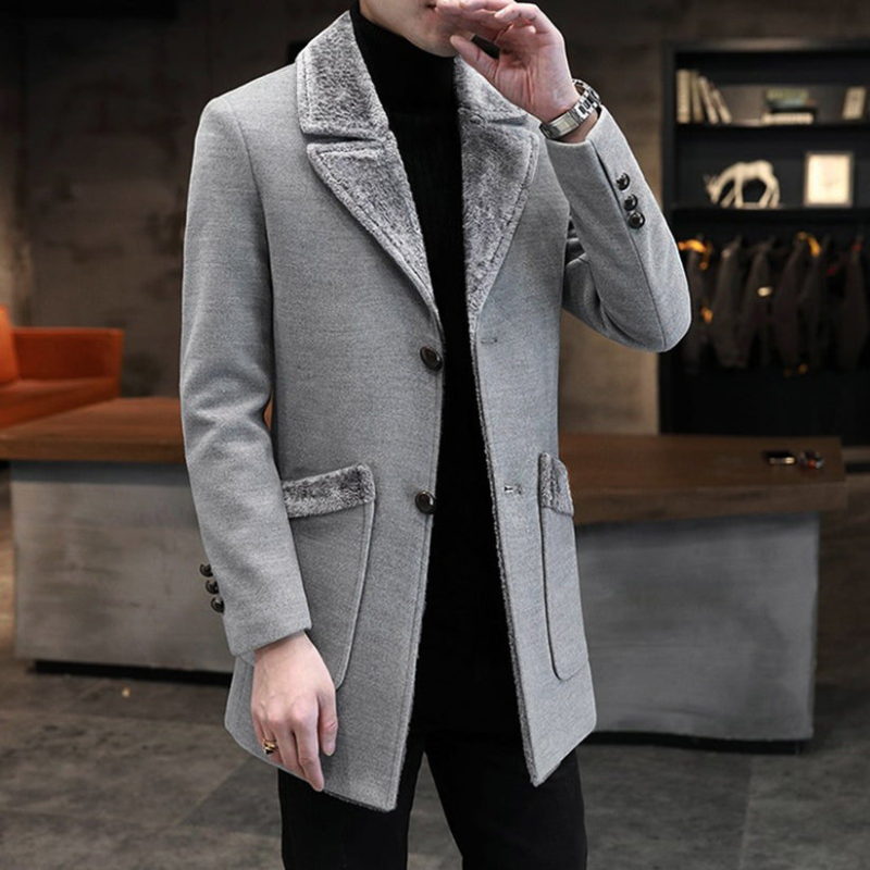 Cappotto da uomo elegante – Cappotto classico in lana per ogni occasione