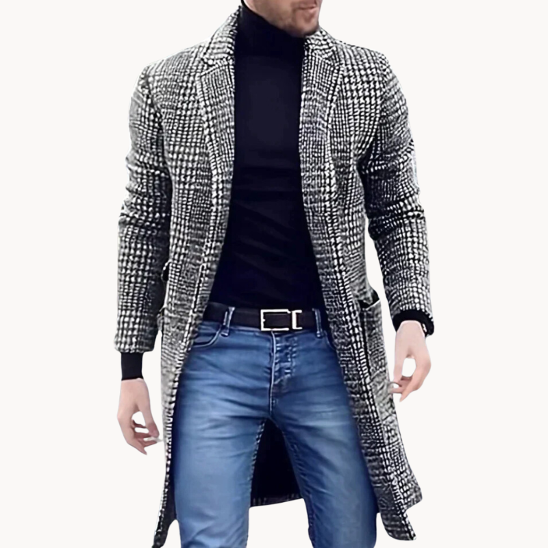 Cappotto tartan uomo – Giacca elegante senza tempo in stile classico