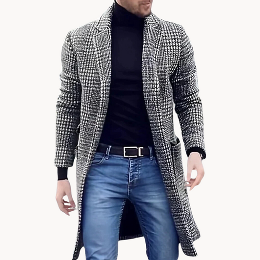 Cappotto tartan uomo – Giacca elegante senza tempo in stile classico