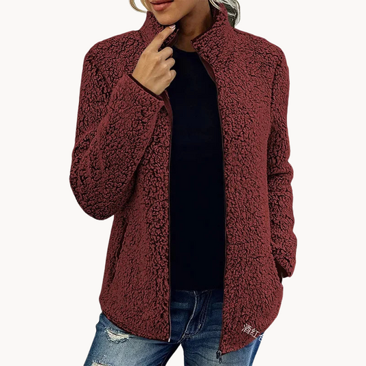 Giacca donna fleece calda – Giacca morbida e comoda per inverno