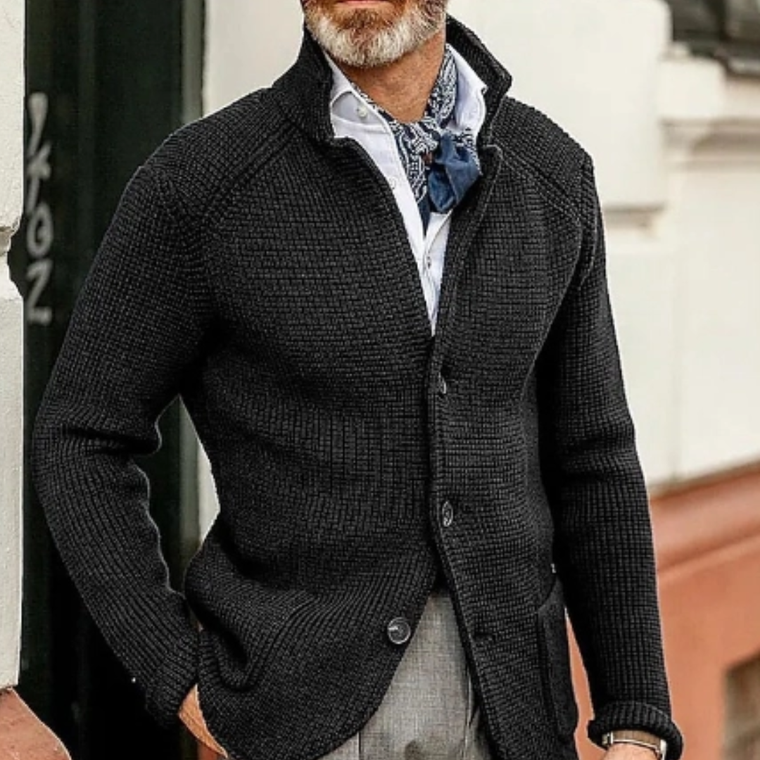 Cardigan uomo – Maglione caldo in maglia per inverno