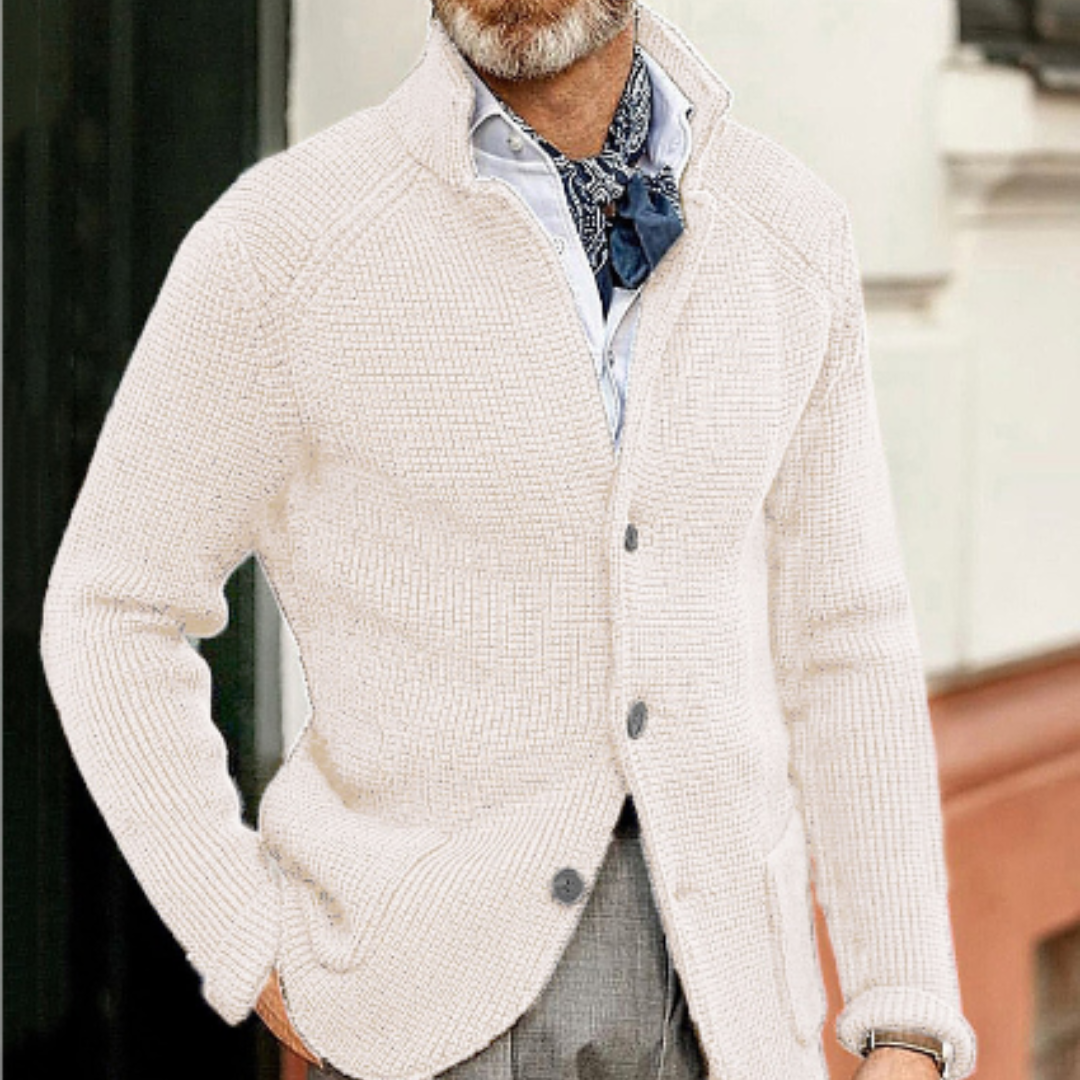 Cardigan uomo – Maglione caldo in maglia per inverno