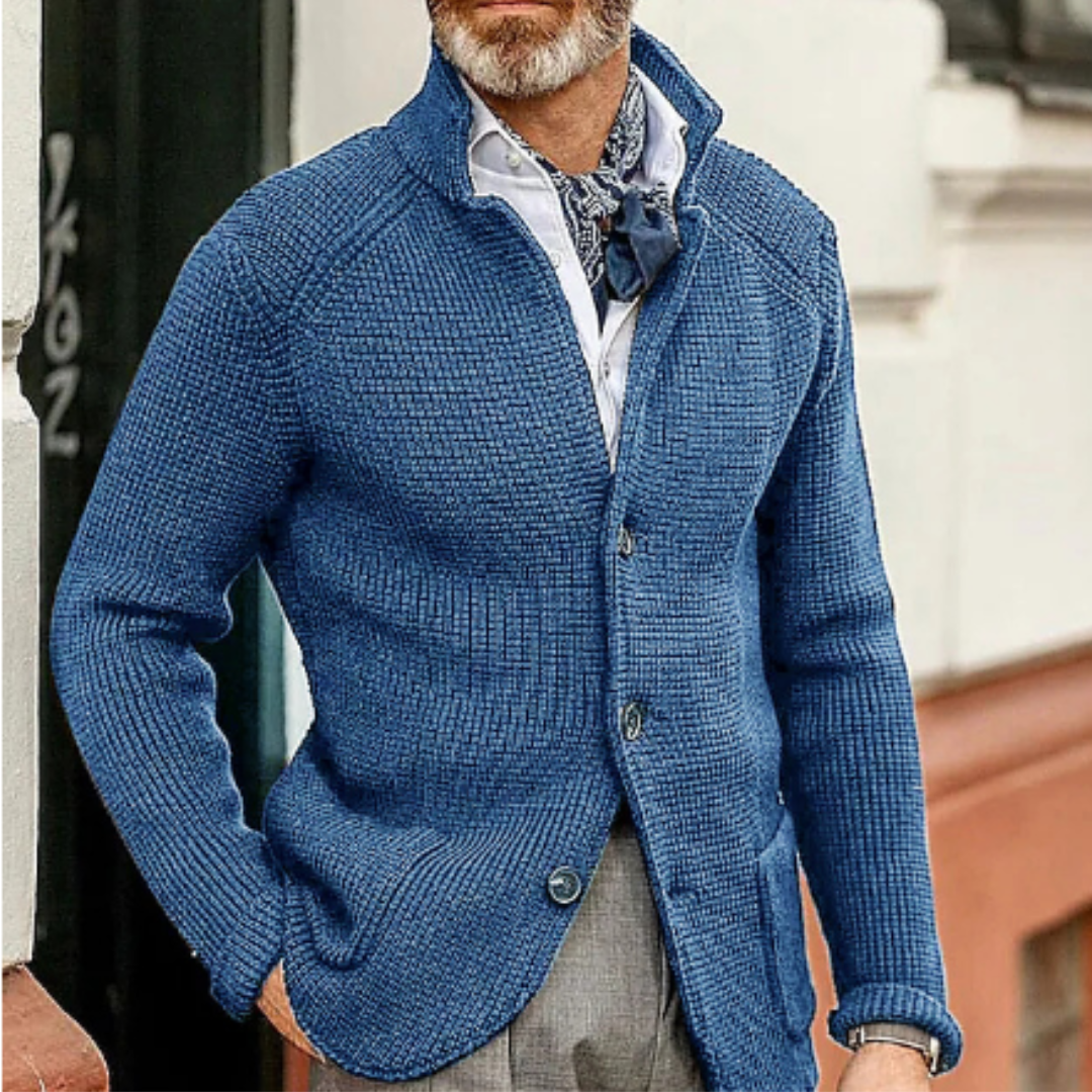 Cardigan uomo – Maglione caldo in maglia per inverno