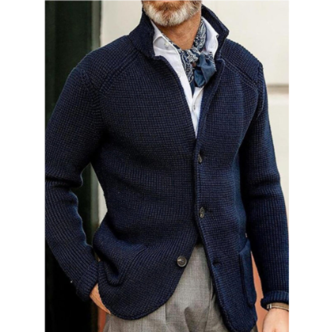 Cardigan uomo – Maglione caldo in maglia per inverno