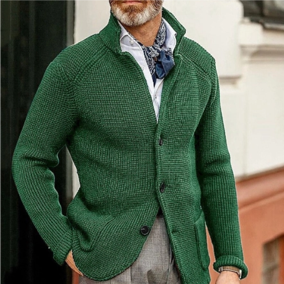 Cardigan uomo – Maglione caldo in maglia per inverno