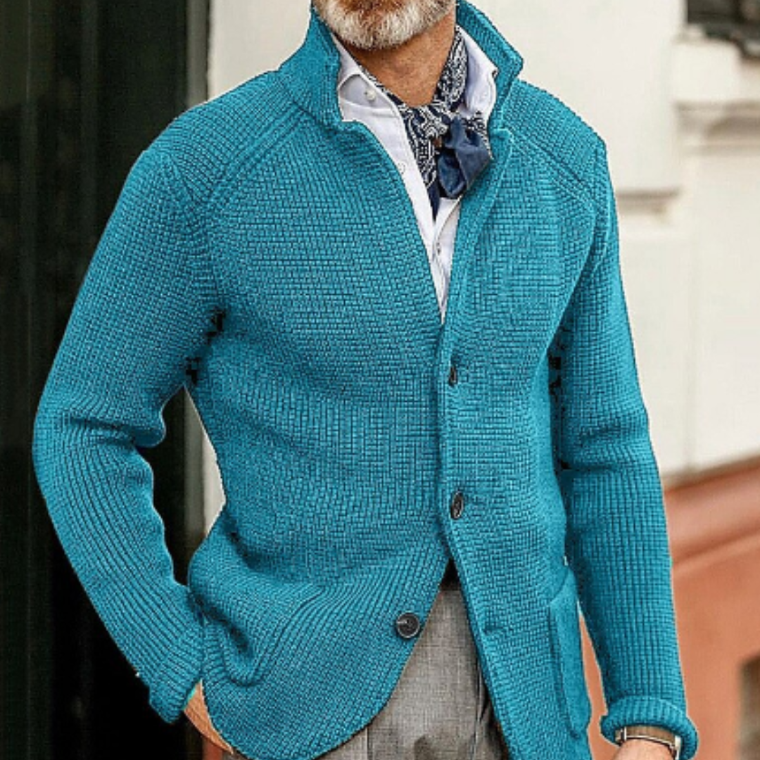 Cardigan uomo – Maglione caldo in maglia per inverno